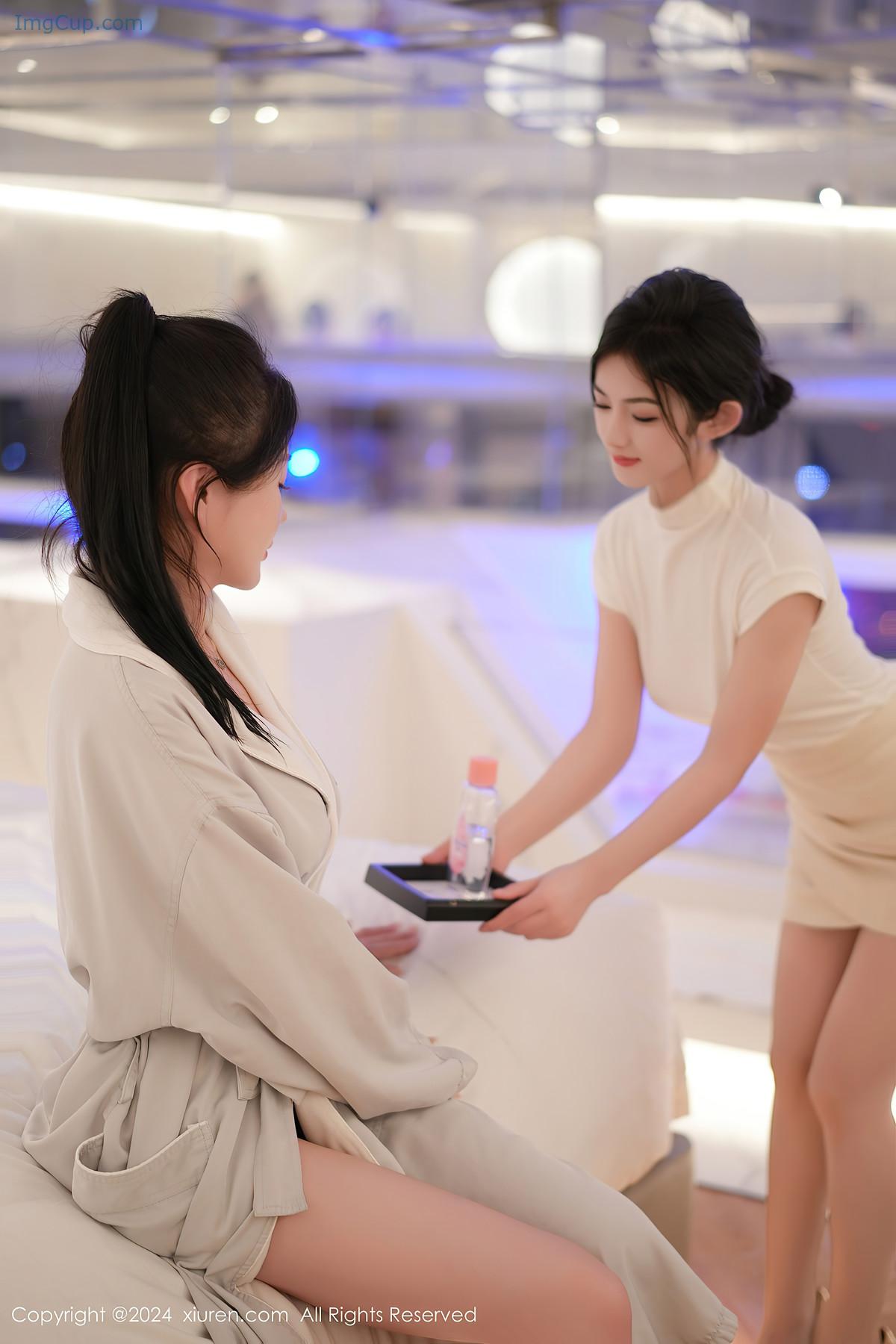 XiuRen秀人网 No.8350 林幼一LinYouyi & 谭小灵TanXiaoling 第3张图