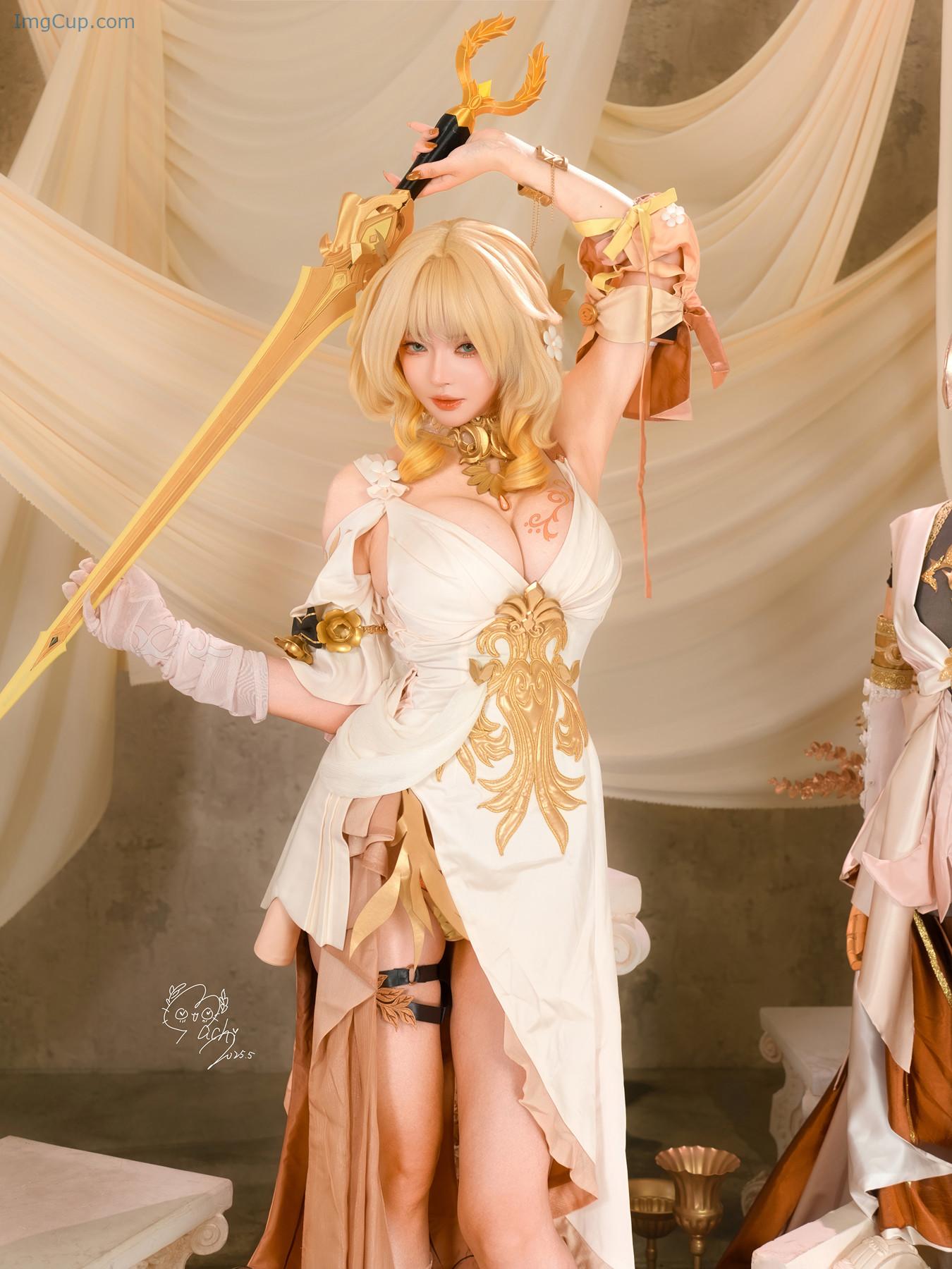 Cosplay Machi馬吉 – Aglaea 第8张图