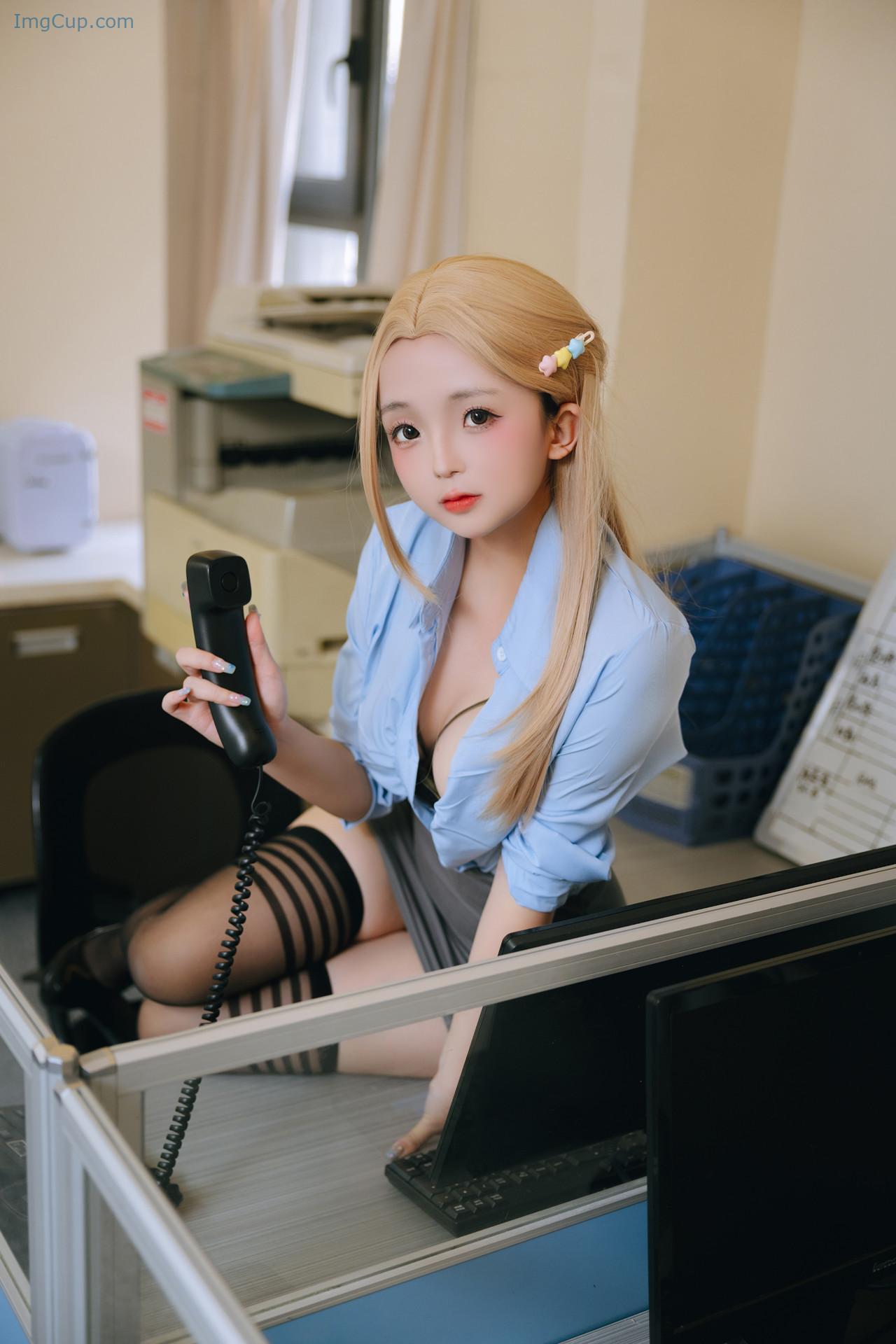 Cosplay Rinaijiao日奈娇 – 办公室 第36张图