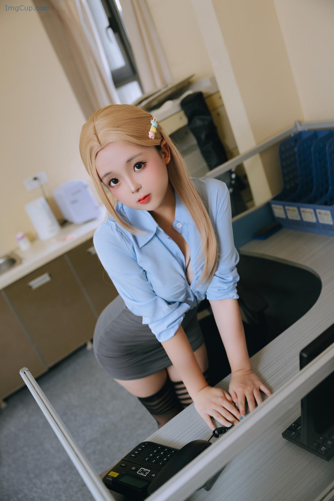 Cosplay Rinaijiao日奈娇 – 办公室 第38张图