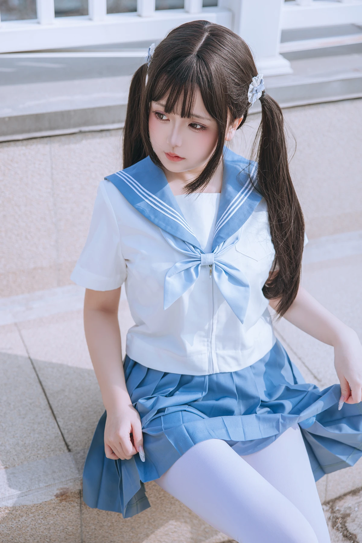 Cosplay Rinaijiao日奈娇 – JK学妹 Set.01 第3张图