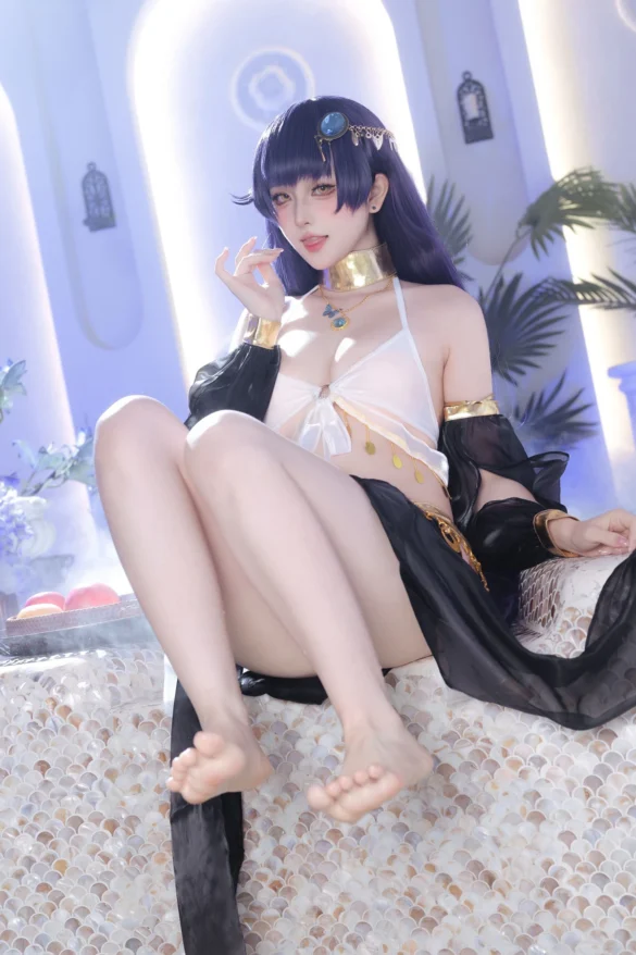 Cosplay 屿鱼 – 吾妻 同人舞娘 (碧蓝航线) 第1张图