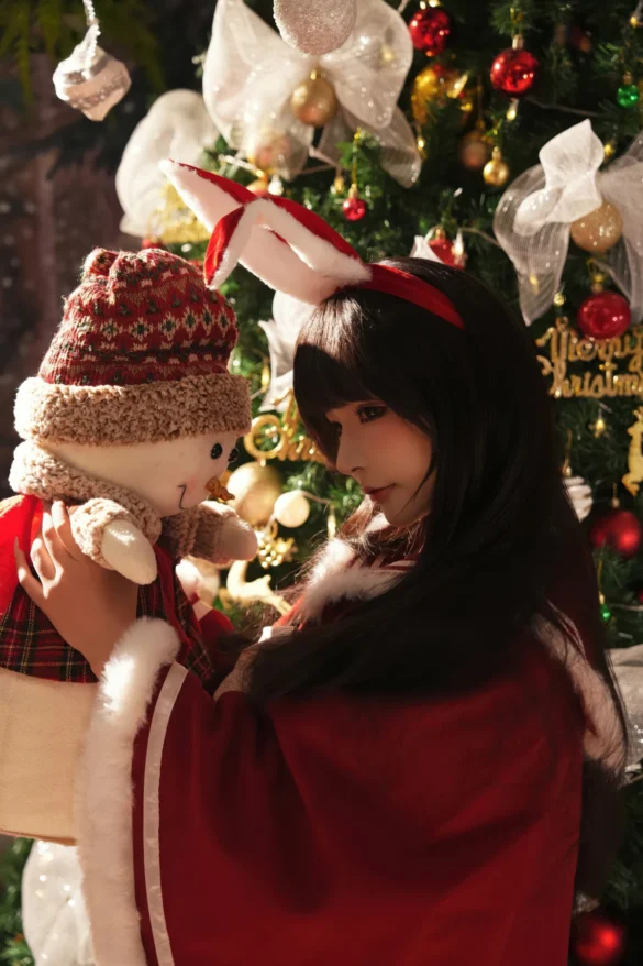 Cosplay Yuuhui玉汇 – 圣诞节特辑 告白夜 Set.01 第1张图