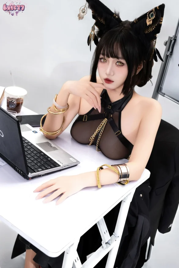 Cosplay 柒柒要乖哦 – 黑·阿努比斯 Set.01 第1张图