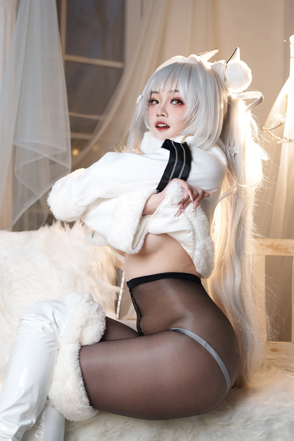 Cosplay 慢炖仓鼠球 – 胜利女神 妮姬 布兰儿 Fortune Express 第34张图