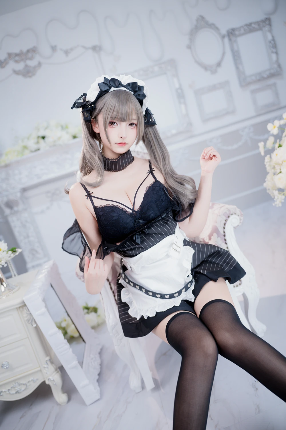 Cosplay 神楽坂真冬 – 妄想女仆 第48张图
