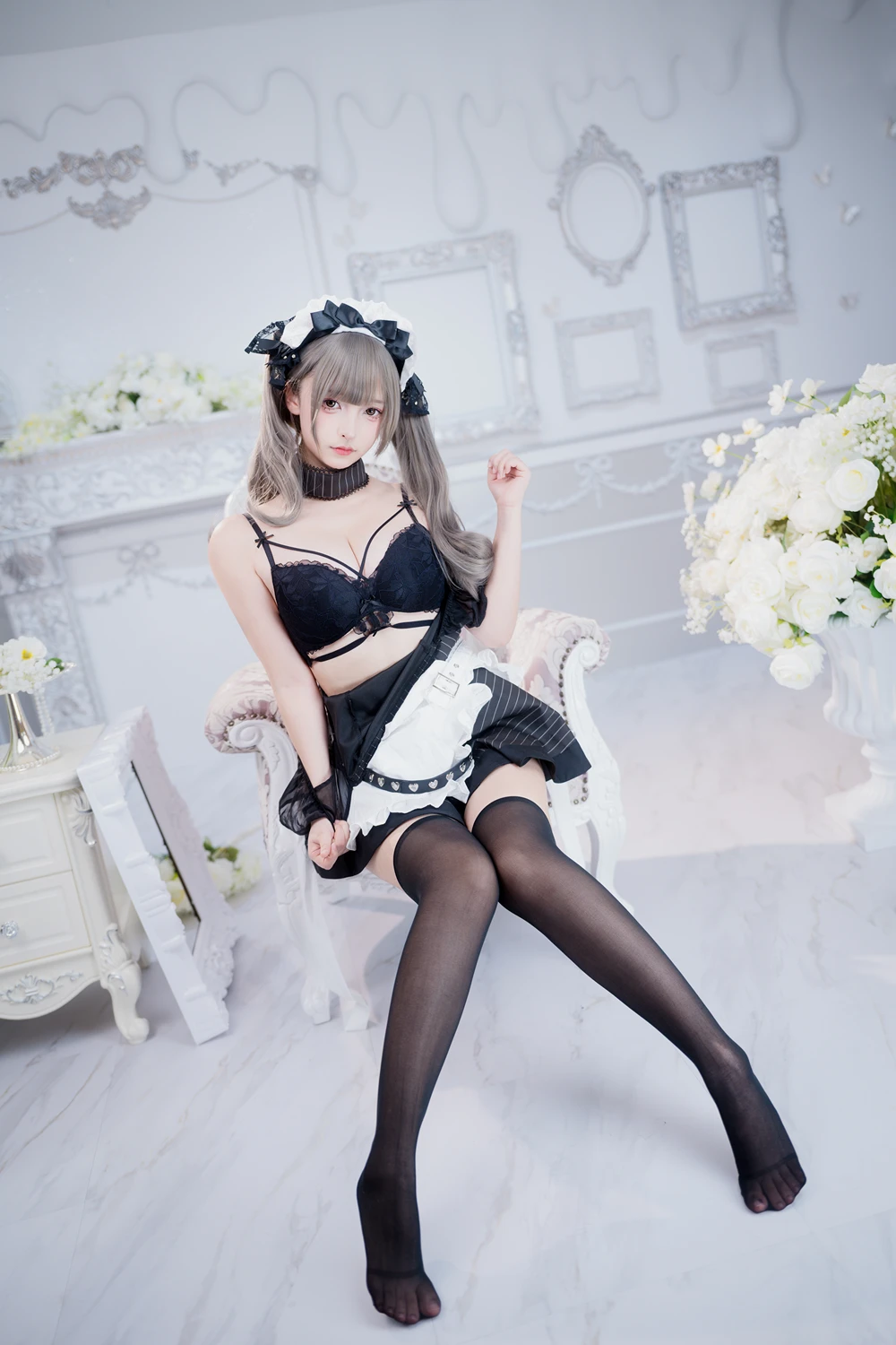 Cosplay 神楽坂真冬 – 妄想女仆 第49张图