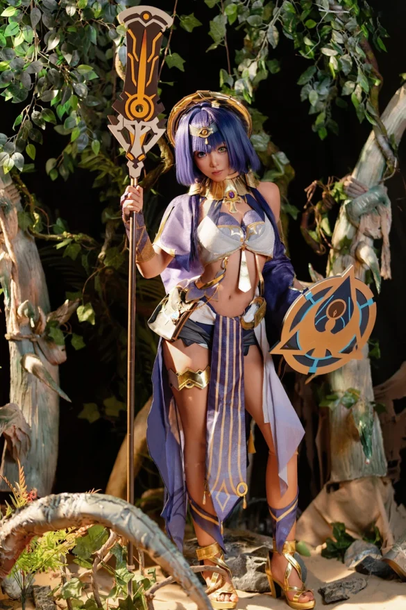 Cosplay Bangni邦尼 – 原神-坎蒂丝 第1张图