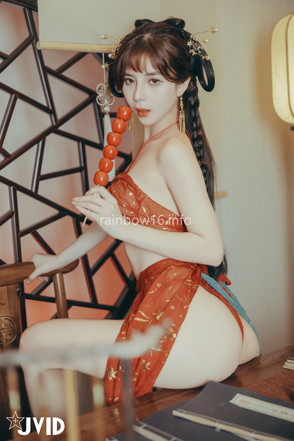 JVID 小米恩Mina – 裸身淫想渡中秋 第12张图