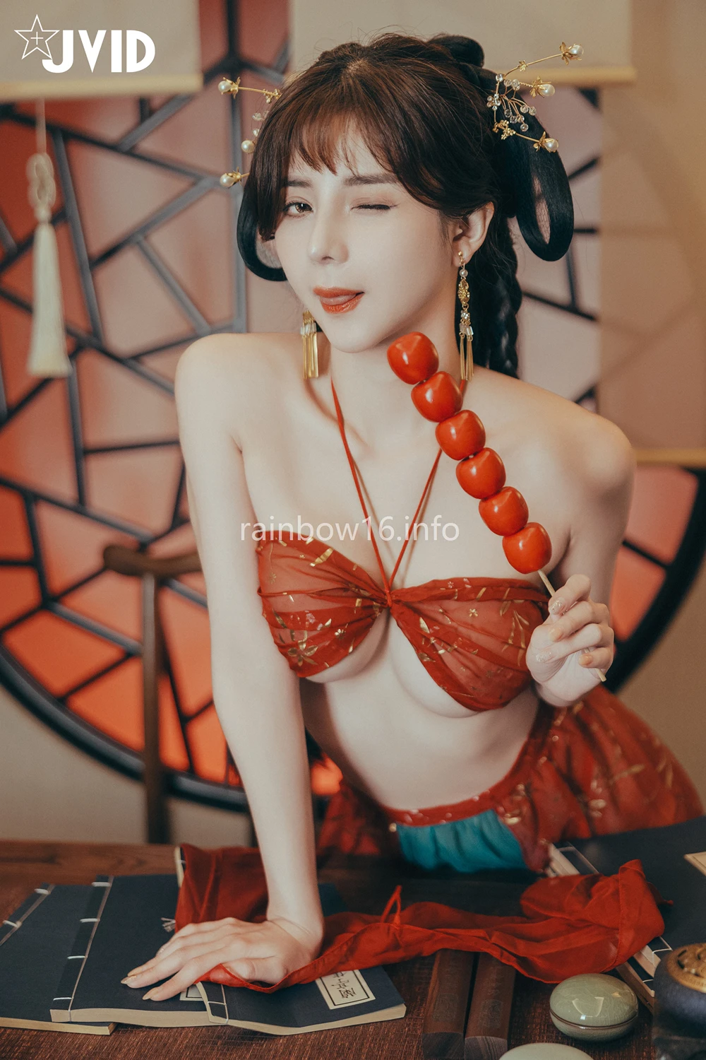 JVID 小米恩Mina – 裸身淫想渡中秋 第15张图
