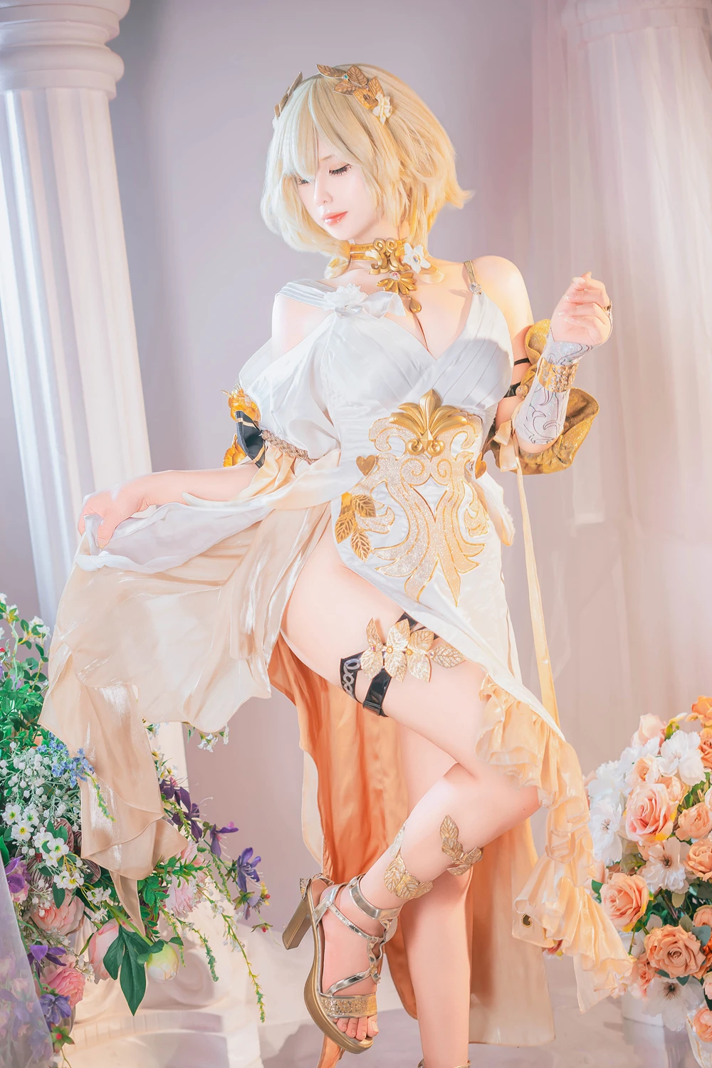 Cosplay Pyonピオン – Aglaea HonkaiStar Rail 崩铁 阿格莱雅 第2张图