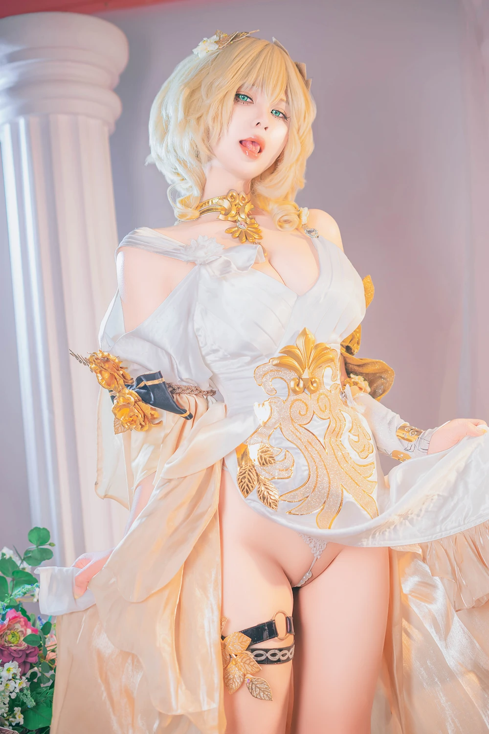 Cosplay Pyonピオン – Aglaea HonkaiStar Rail 崩铁 阿格莱雅 第11张图