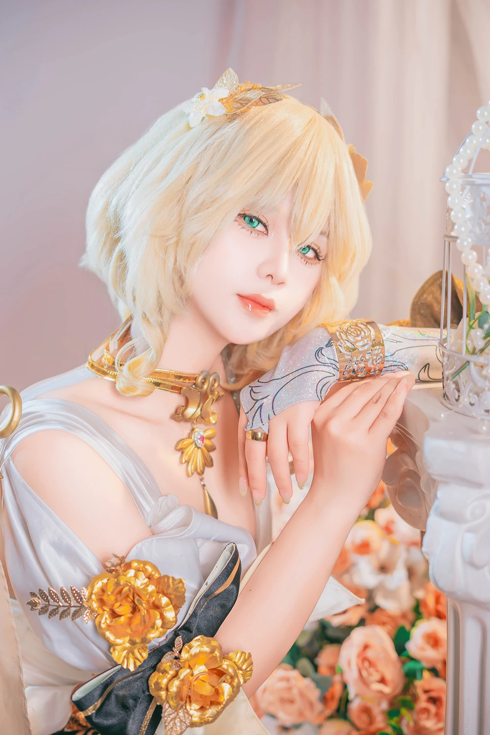 Cosplay Pyonピオン – Aglaea HonkaiStar Rail 崩铁 阿格莱雅 第3张图