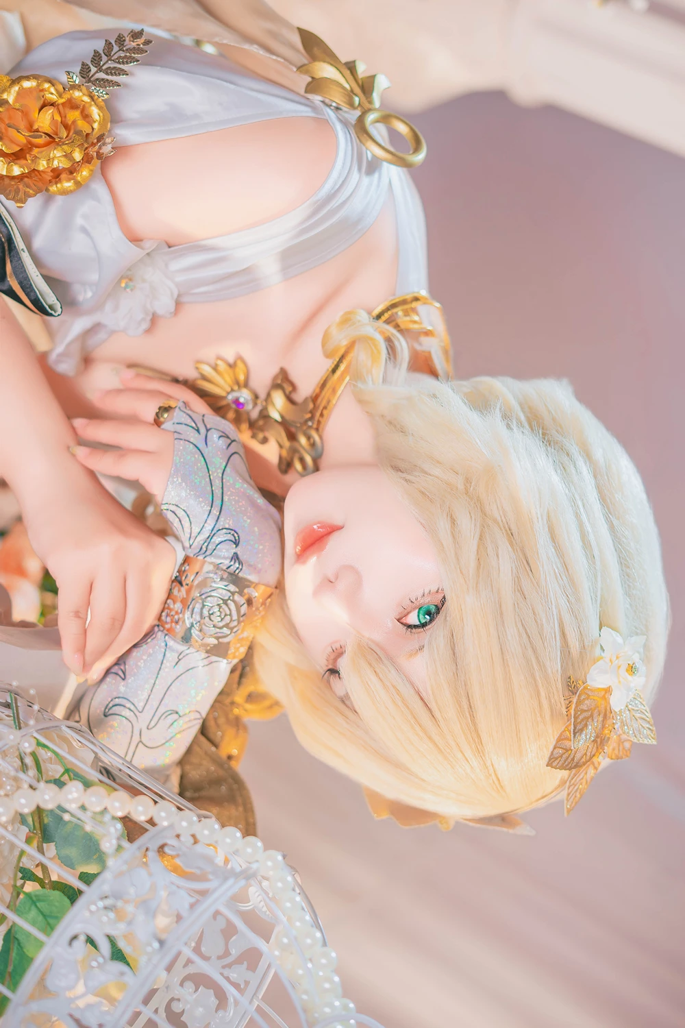 Cosplay Pyonピオン – Aglaea HonkaiStar Rail 崩铁 阿格莱雅 第4张图
