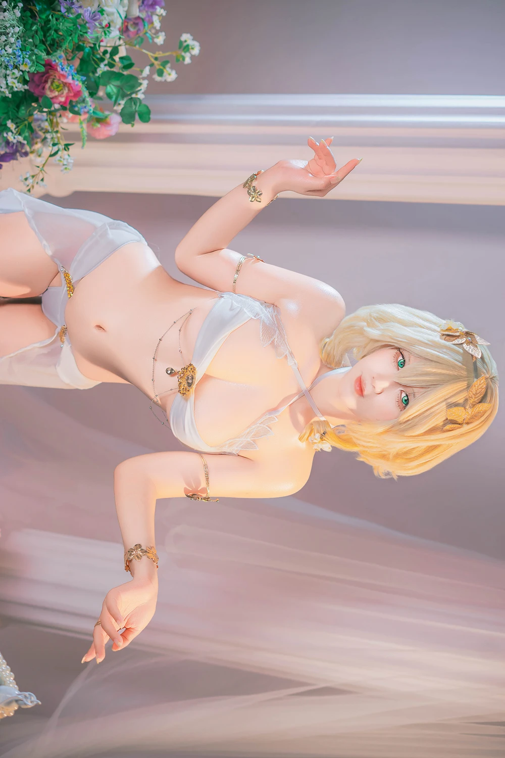 Cosplay Pyonピオン – Aglaea HonkaiStar Rail 崩铁 阿格莱雅 第32张图