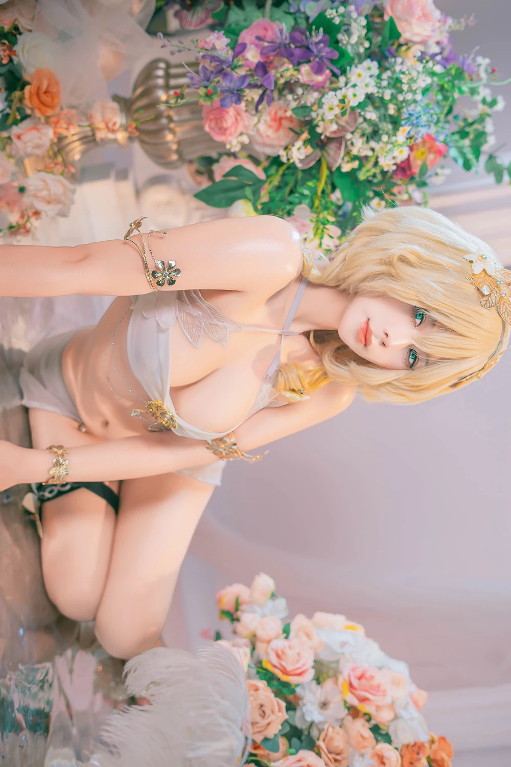Cosplay Pyonピオン – Aglaea HonkaiStar Rail 崩铁 阿格莱雅 第35张图