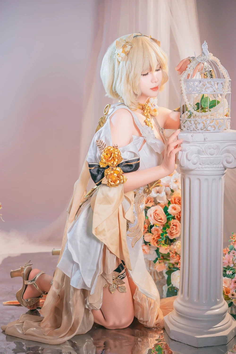 Cosplay Pyonピオン – Aglaea HonkaiStar Rail 崩铁 阿格莱雅 第5张图