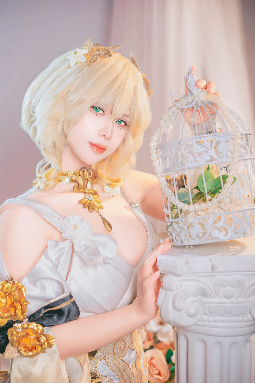 Cosplay Pyonピオン – Aglaea HonkaiStar Rail 崩铁 阿格莱雅 第6张图