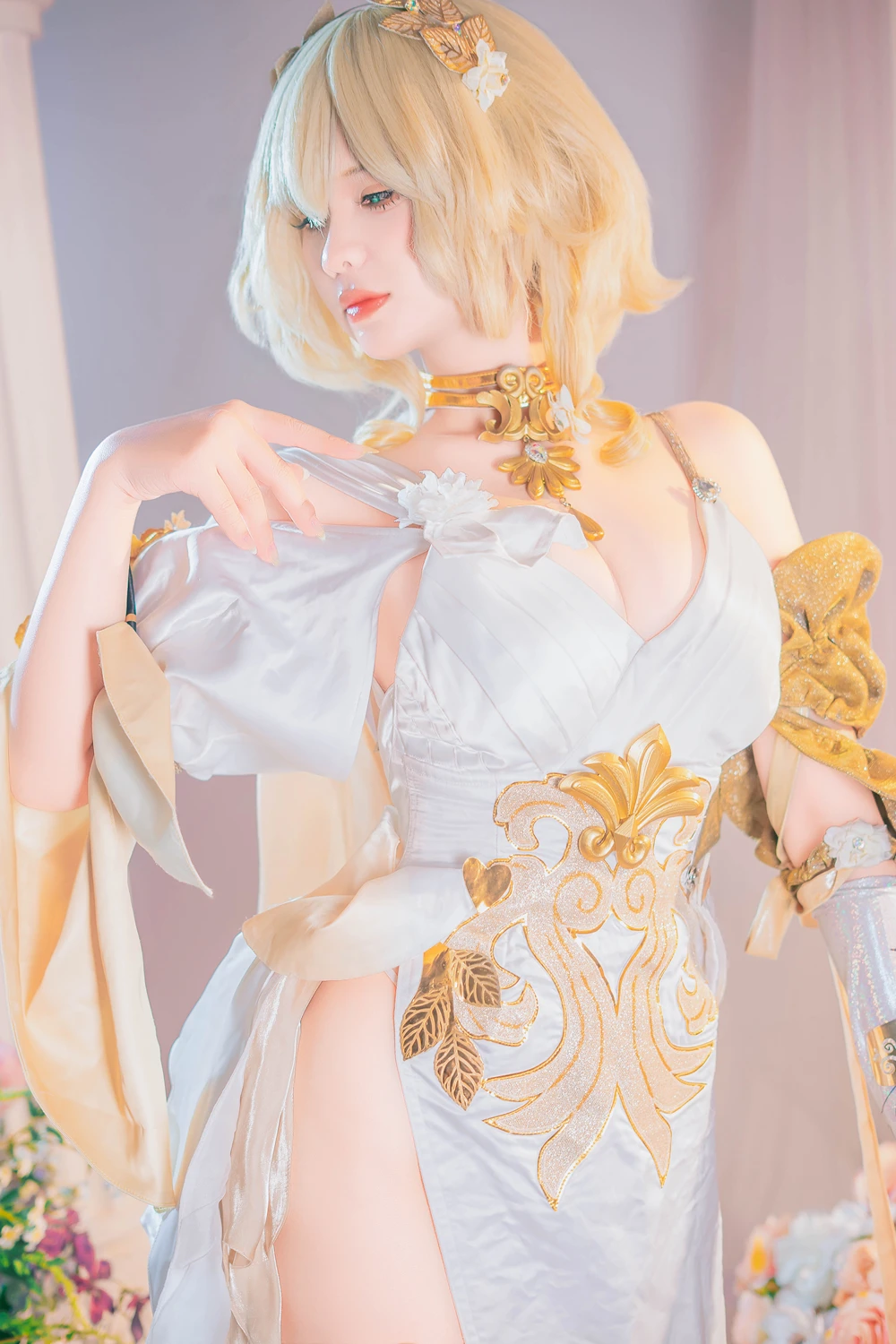Cosplay Pyonピオン – Aglaea HonkaiStar Rail 崩铁 阿格莱雅 第8张图