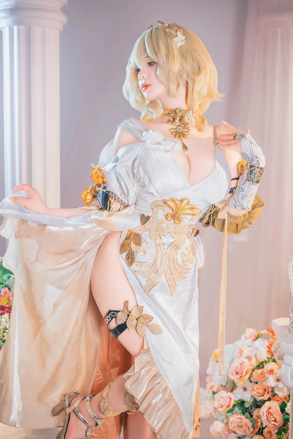 Cosplay Pyonピオン – Aglaea HonkaiStar Rail 崩铁 阿格莱雅 第9张图