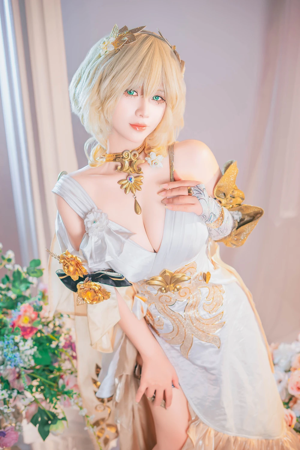 Cosplay Pyonピオン – Aglaea HonkaiStar Rail 崩铁 阿格莱雅 第10张图
