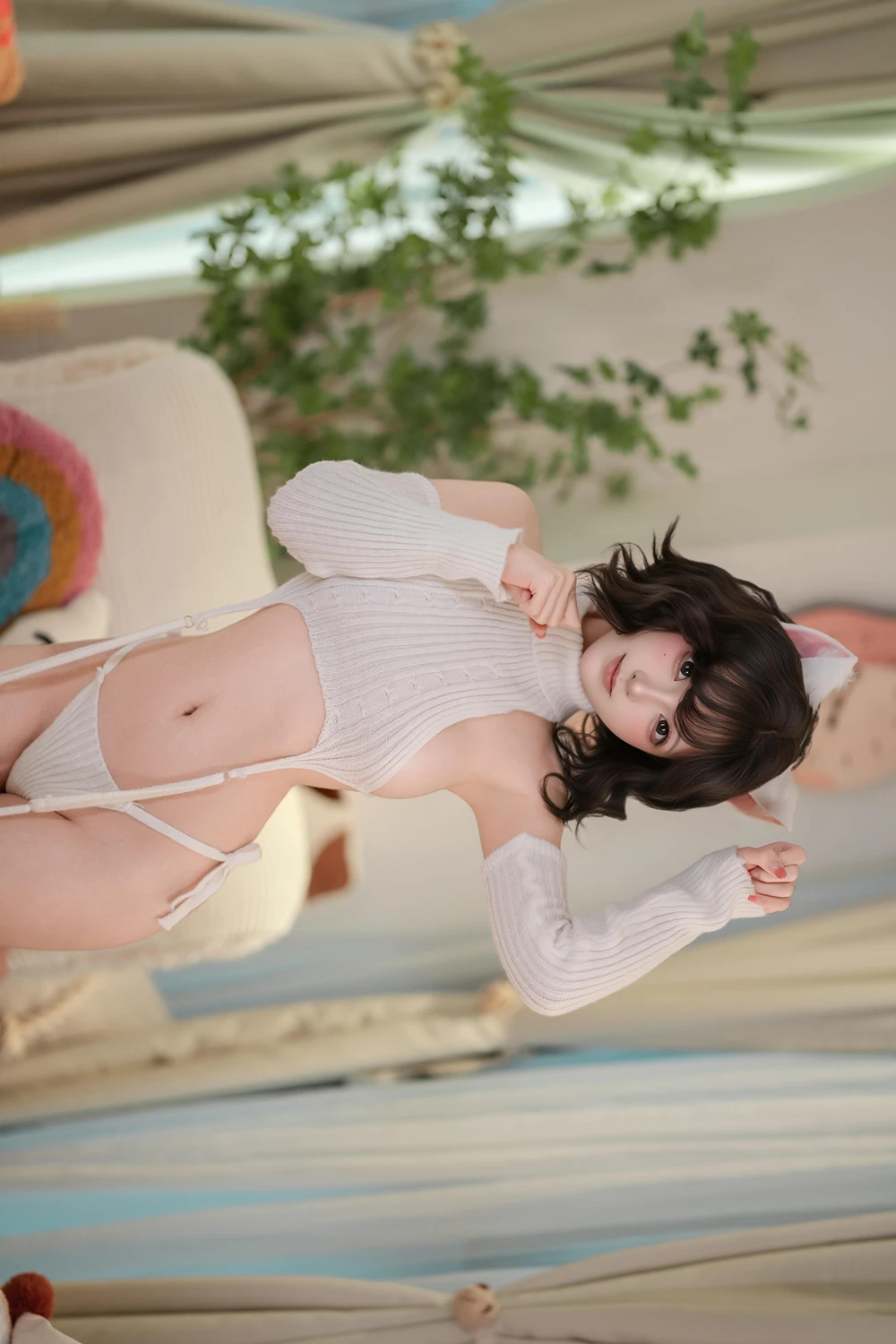 Cosplay Bangni邦尼 – 家有小白猫 第24张图