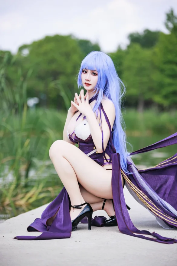 Cosplay 阿雪雪 – 黛朵礼服 第1张图