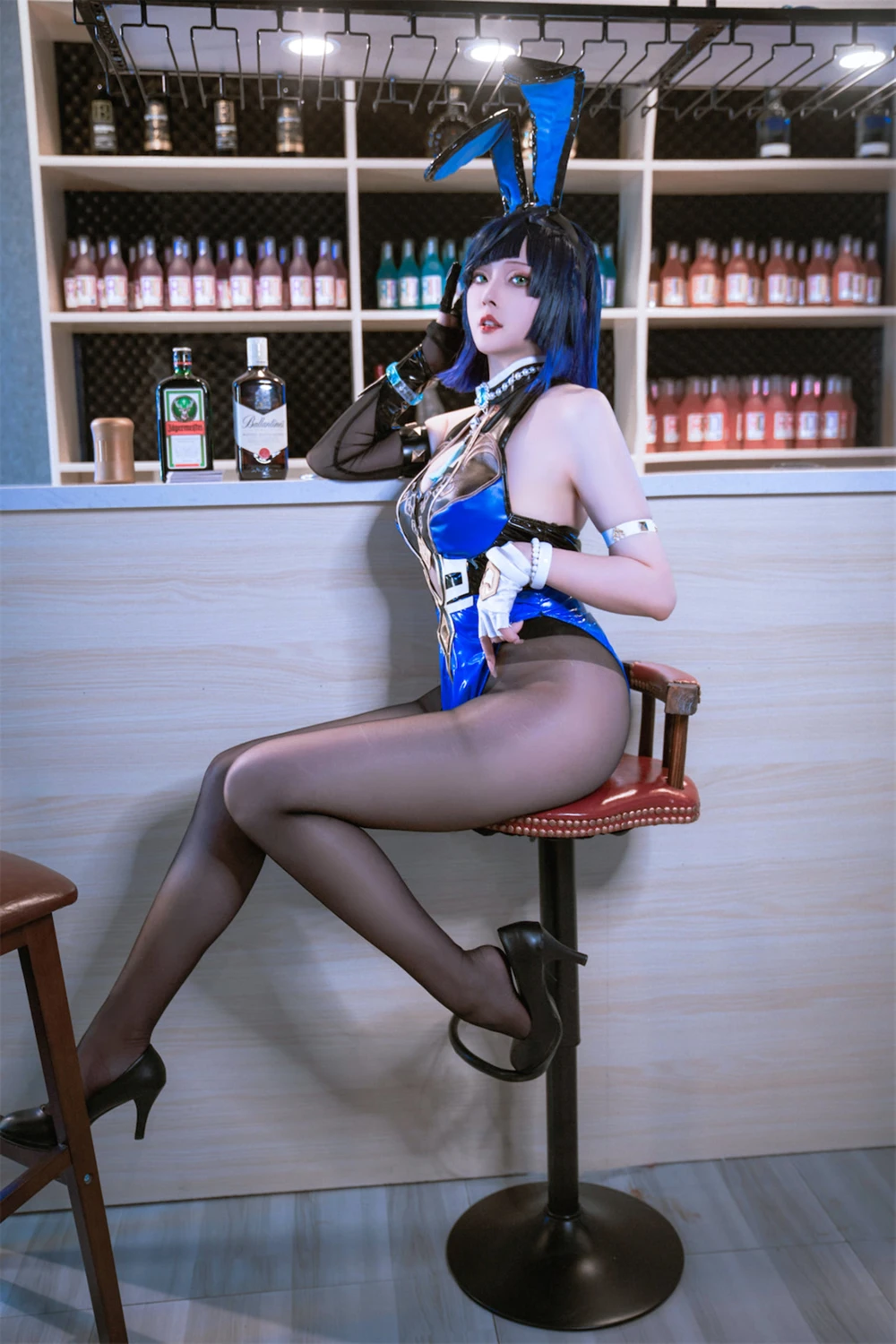 Cosplay Natsuko夏夏子 – 原神 夜兰兔女郎 第8张图