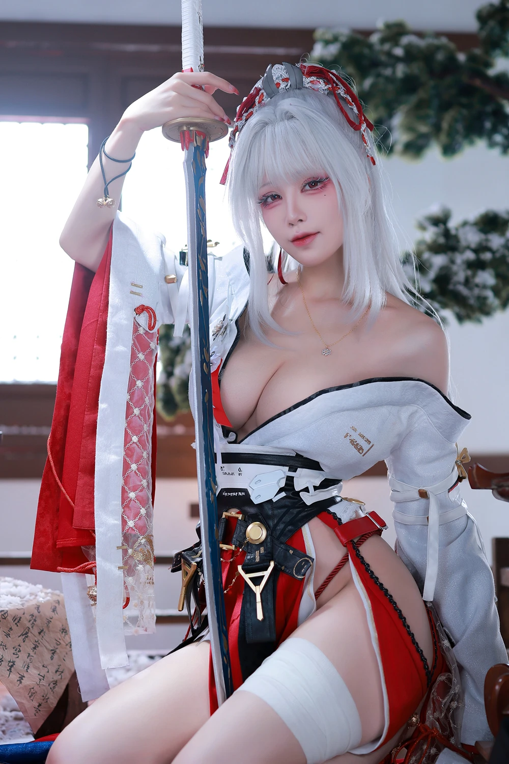 Cosplay 水淼Aqua – 鸣潮 绯雪 第11张图