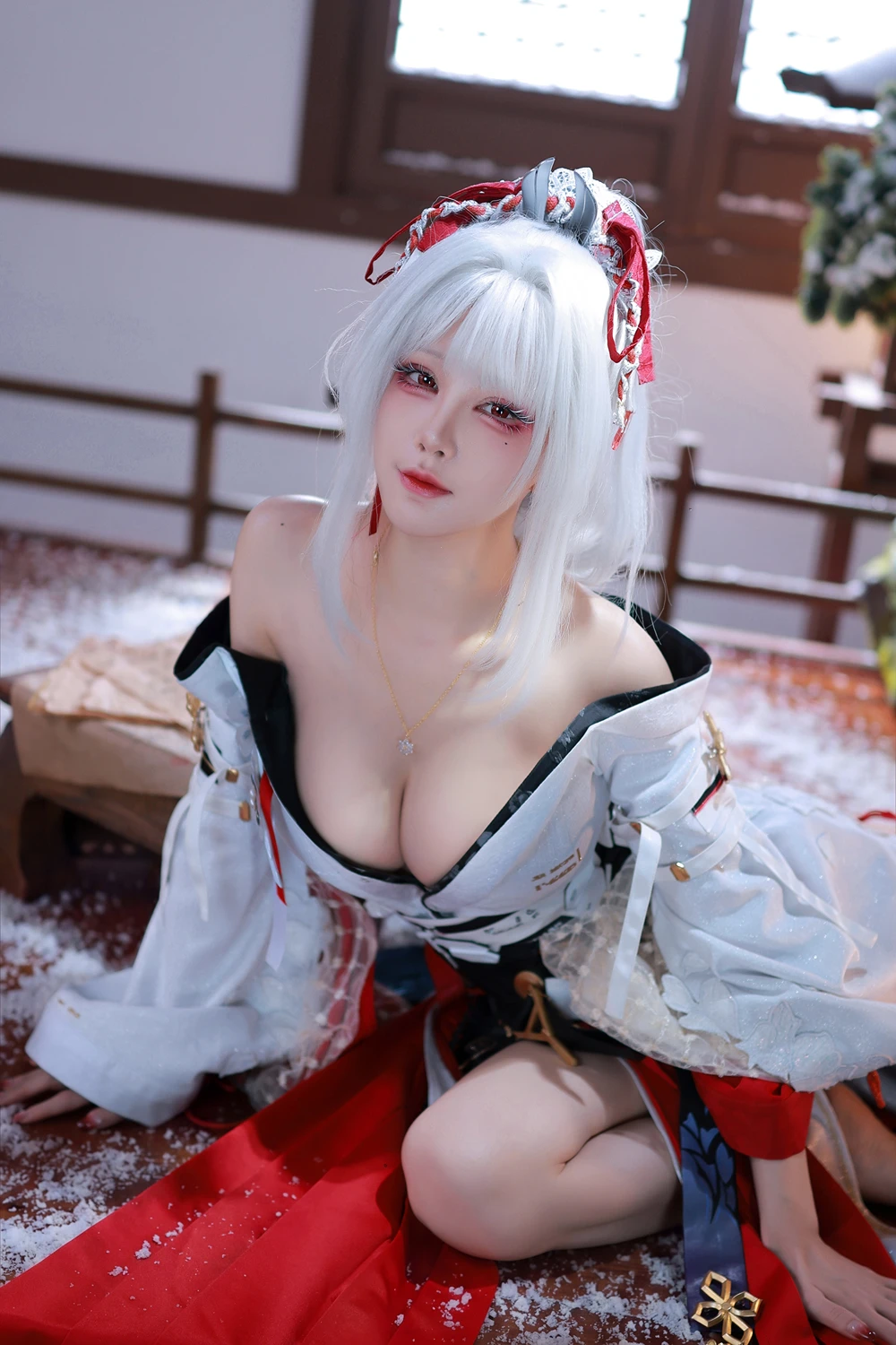 Cosplay 水淼Aqua – 鸣潮 绯雪 第13张图