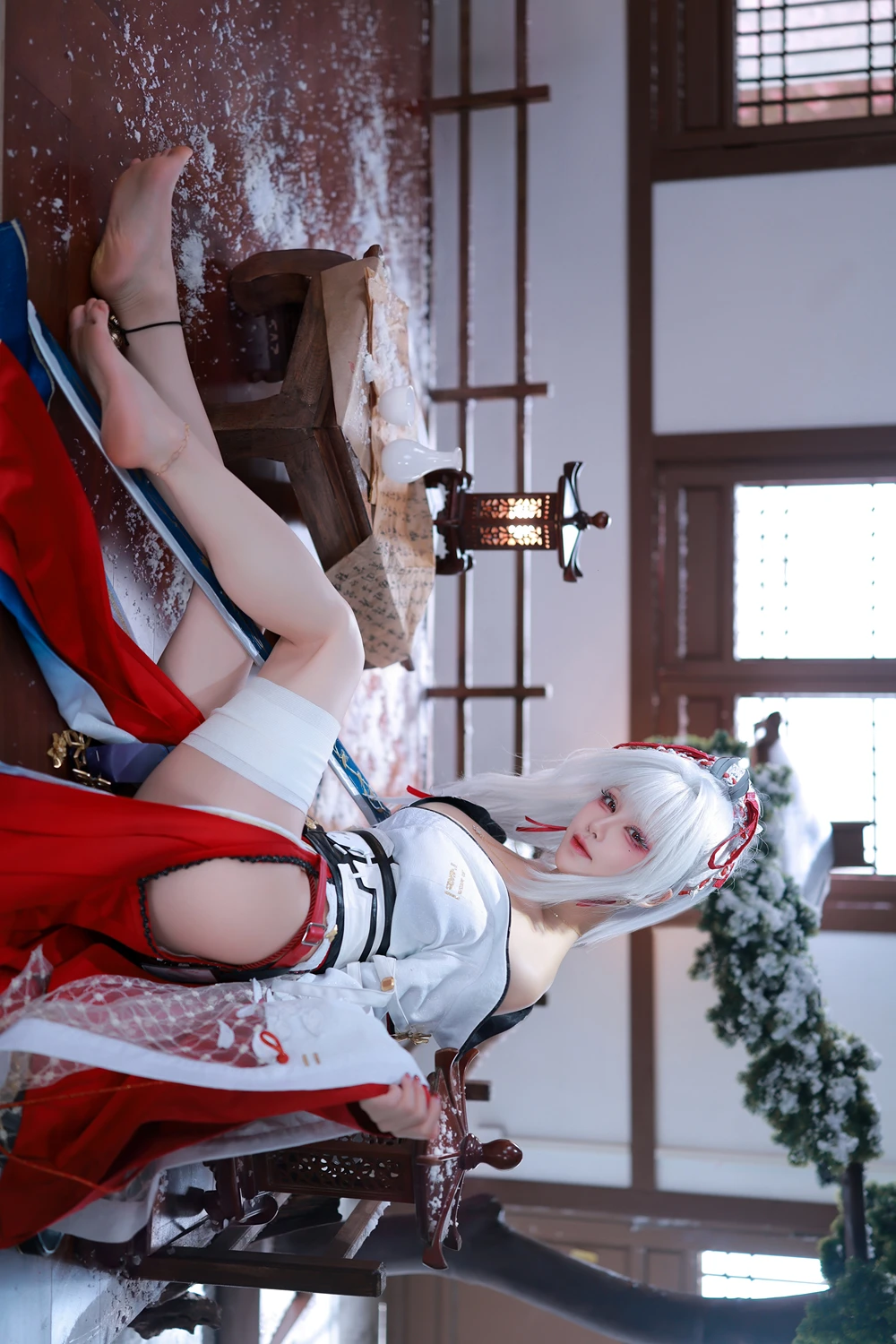 Cosplay 水淼Aqua – 鸣潮 绯雪 第17张图