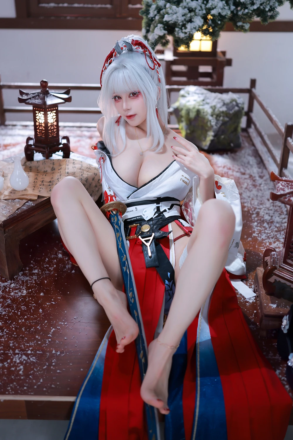 Cosplay 水淼Aqua – 鸣潮 绯雪 第19张图