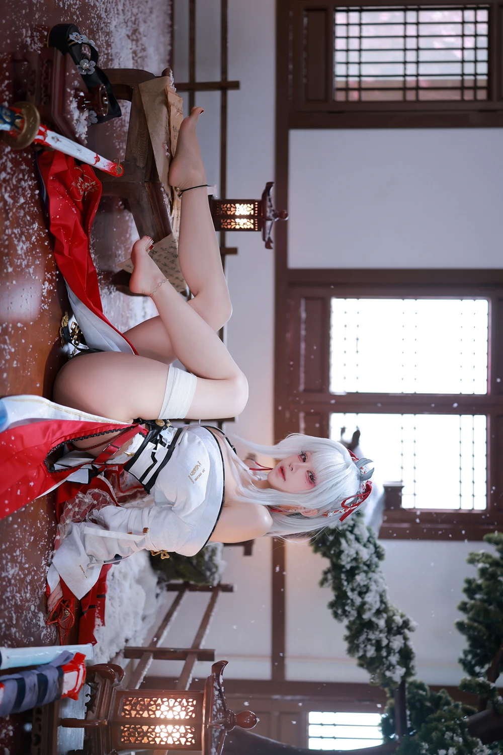 Cosplay 水淼Aqua – 鸣潮 绯雪 第20张图