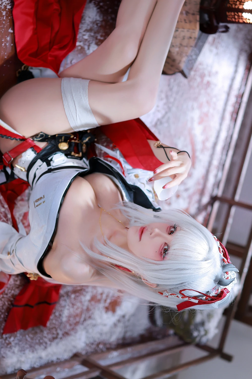 Cosplay 水淼Aqua – 鸣潮 绯雪 第22张图