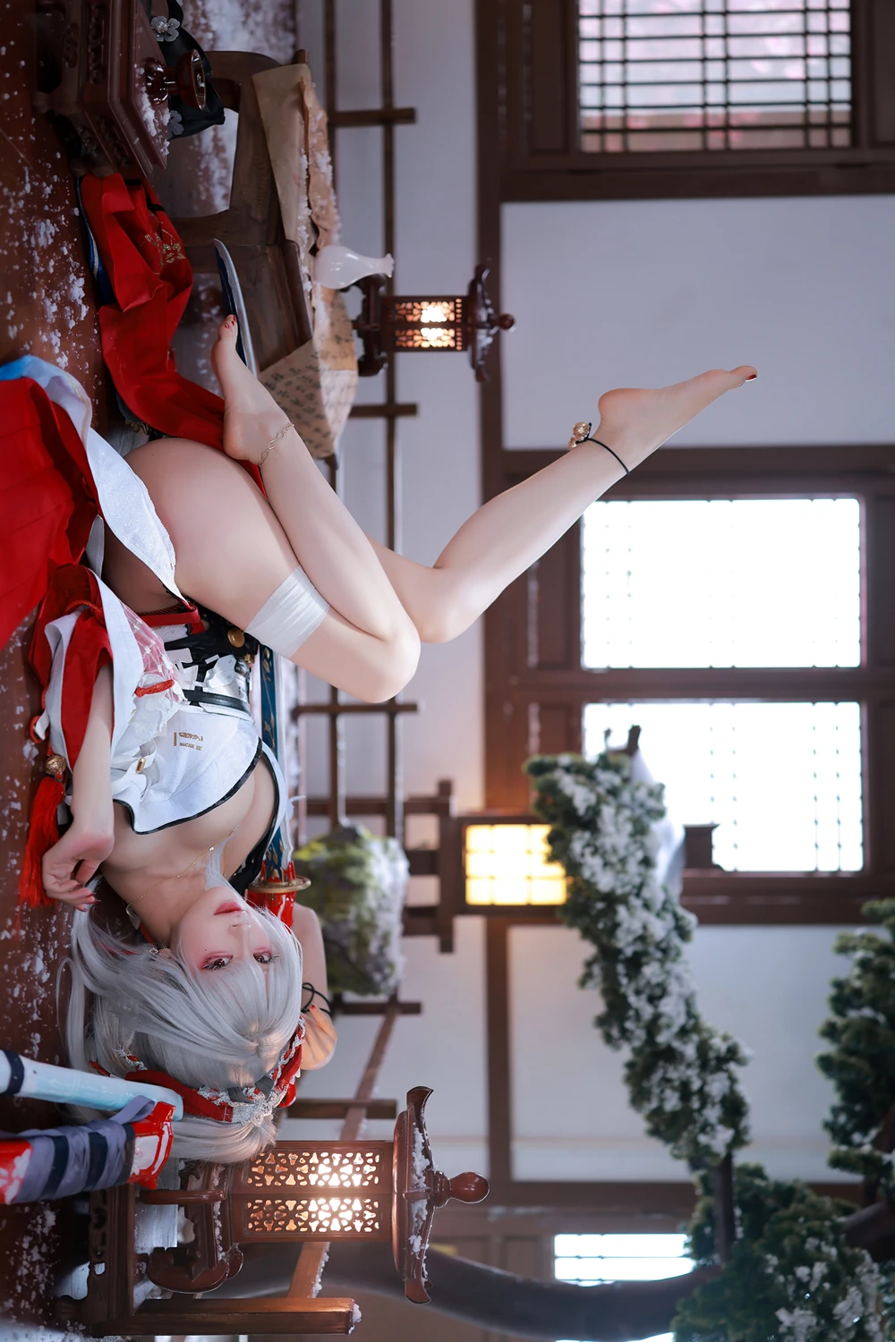 Cosplay 水淼Aqua – 鸣潮 绯雪 第23张图