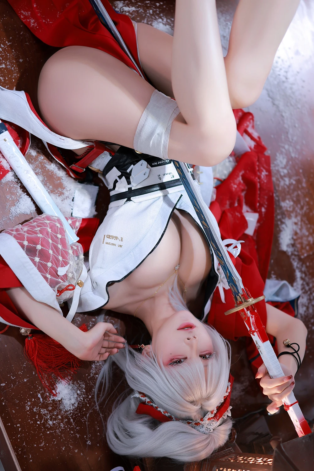 Cosplay 水淼Aqua – 鸣潮 绯雪 第24张图