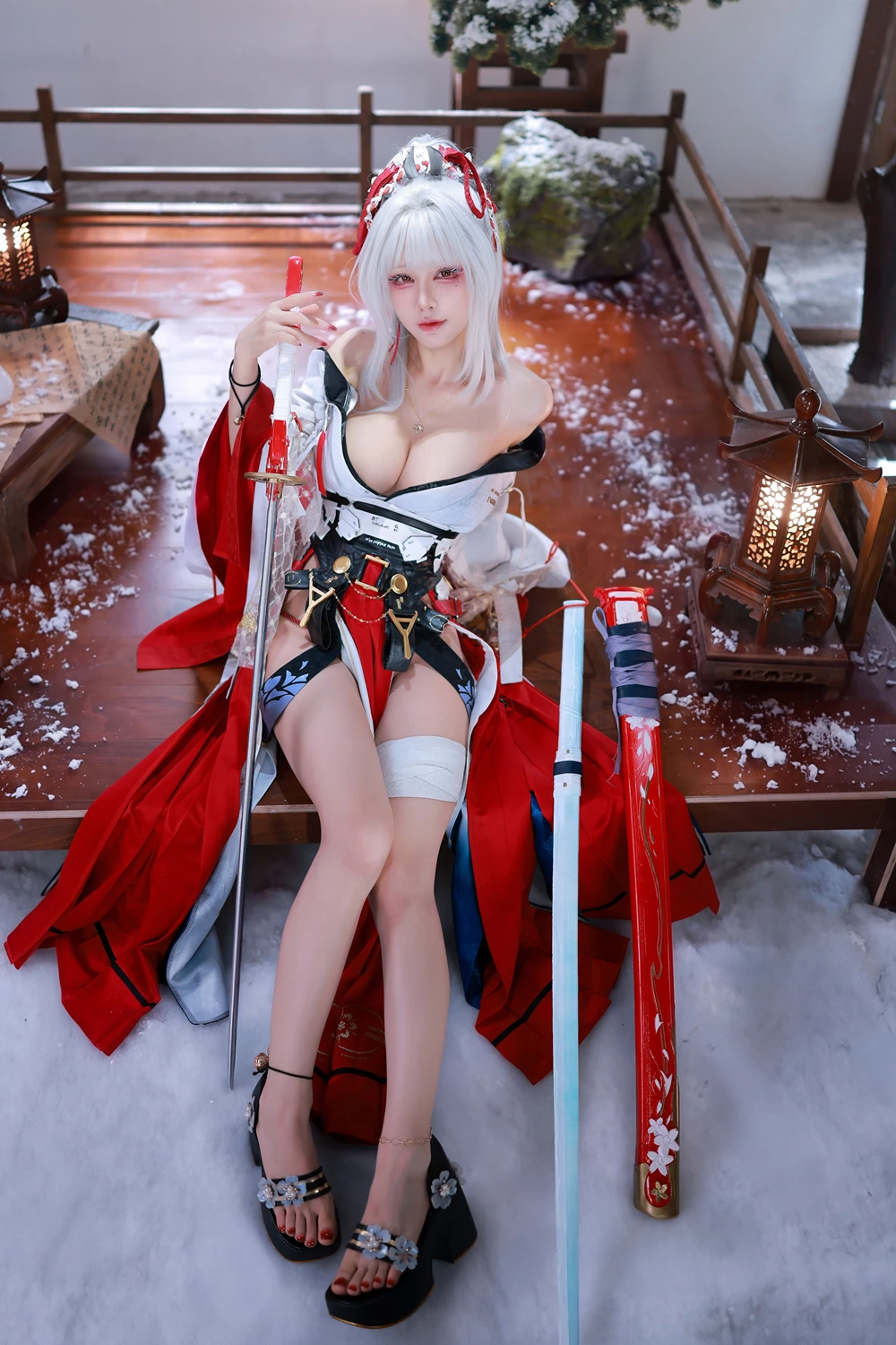 Cosplay 水淼Aqua – 鸣潮 绯雪 第6张图