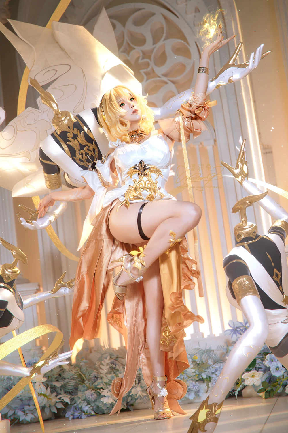 Cosplay 黏黏团子兔 – 崩坏 星穹铁道-阿格莱雅 第2张图