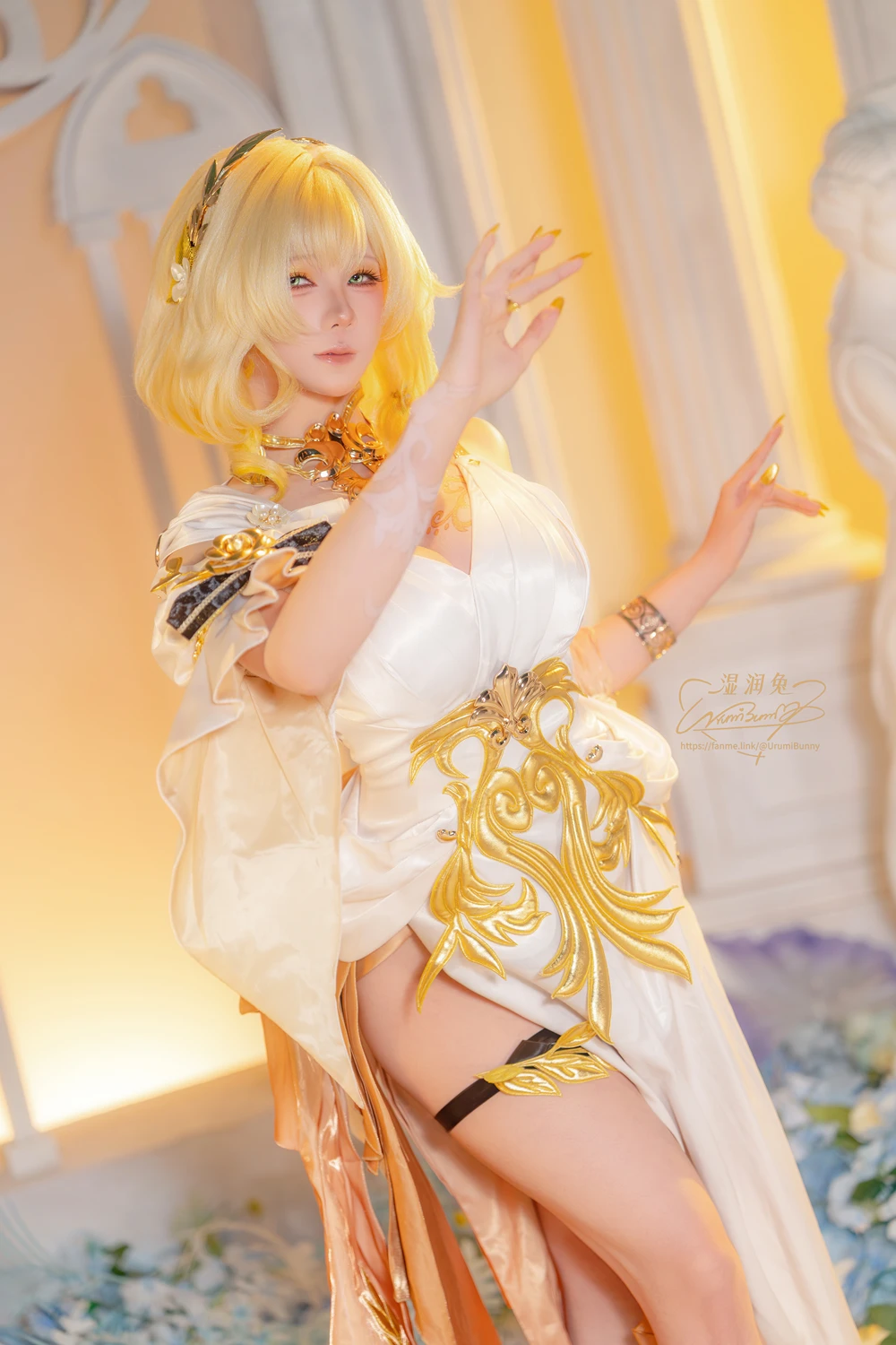 Cosplay 黏黏团子兔 – 崩坏 星穹铁道-阿格莱雅 第13张图