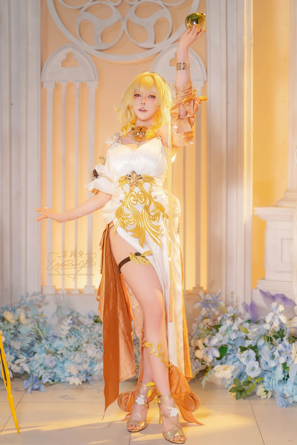 Cosplay 黏黏团子兔 – 崩坏 星穹铁道-阿格莱雅 第14张图
