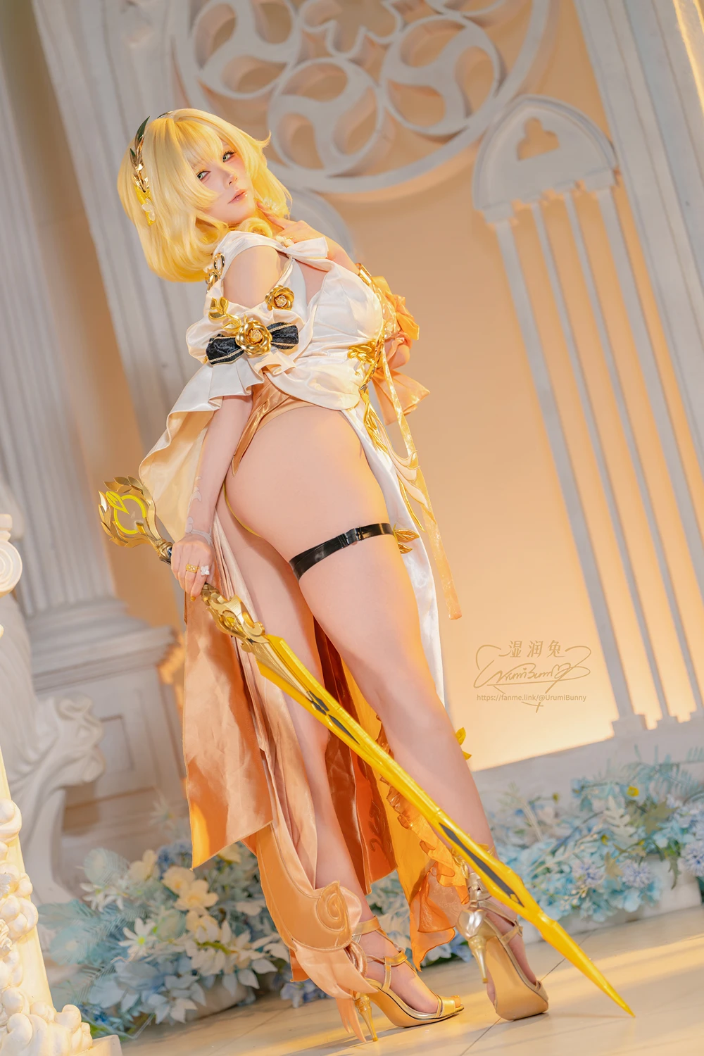 Cosplay 黏黏团子兔 – 崩坏 星穹铁道-阿格莱雅 第16张图