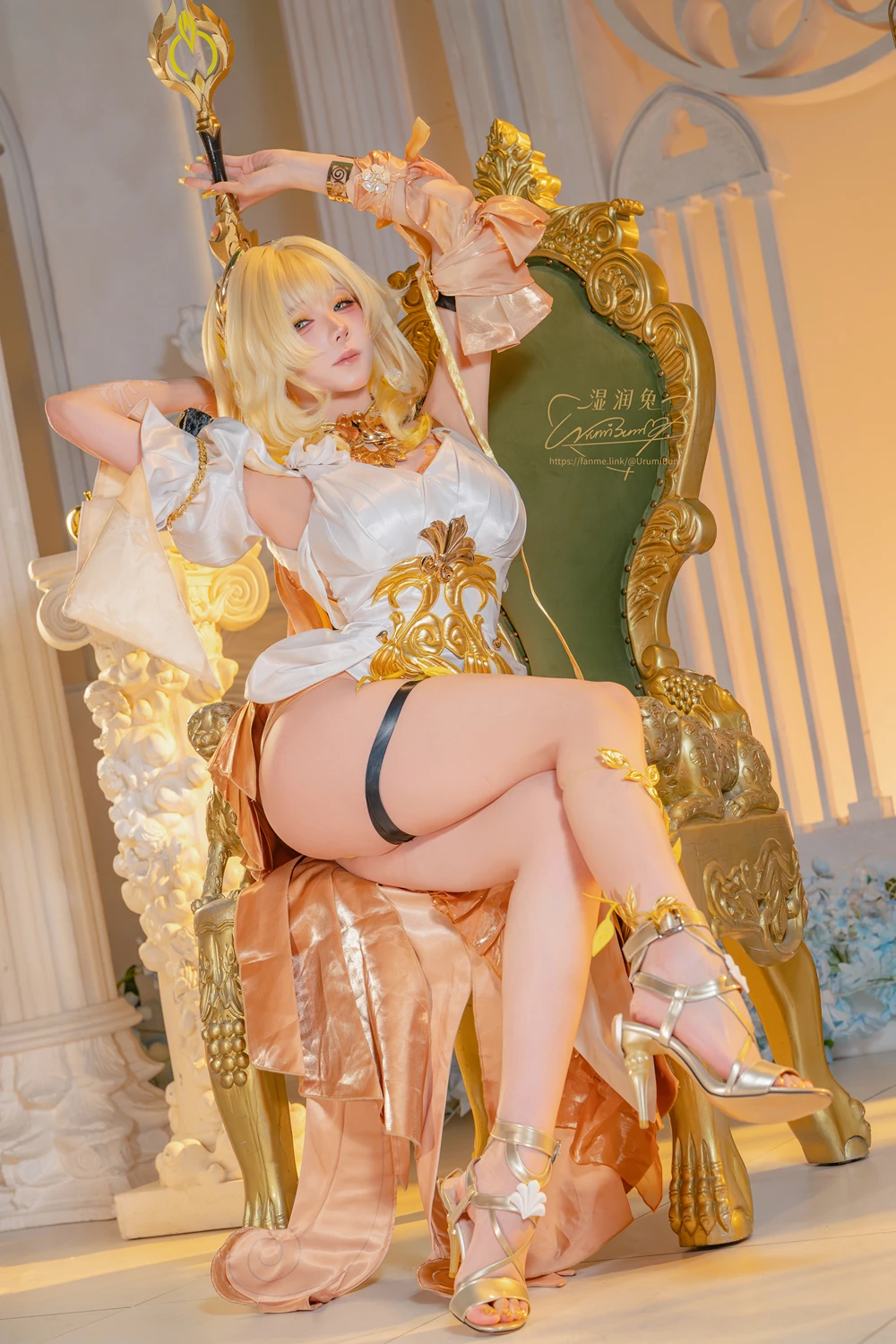 Cosplay 黏黏团子兔 – 崩坏 星穹铁道-阿格莱雅 第35张图