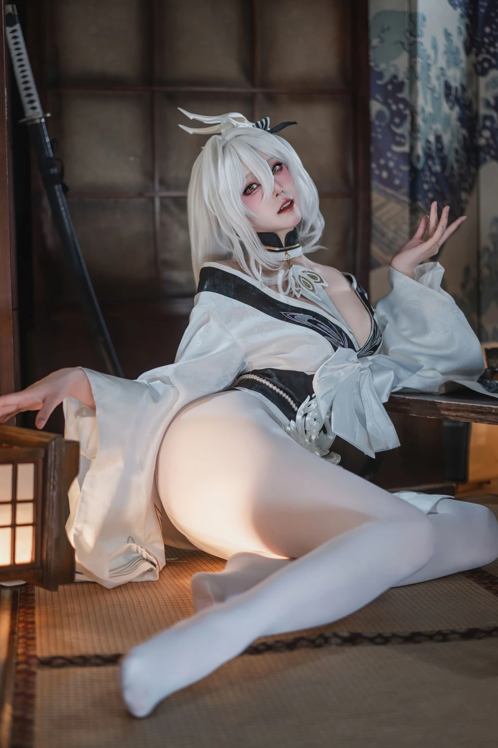 Cosplay Natsuko夏夏子 – 碧蓝航线 白凤 和服 第19张图