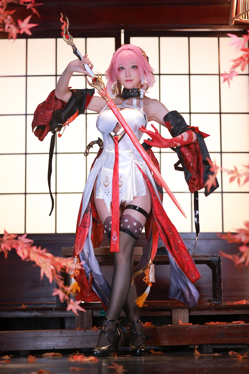 Cosplay 水淼Aqua – 鸣潮 长离原皮 第3张图