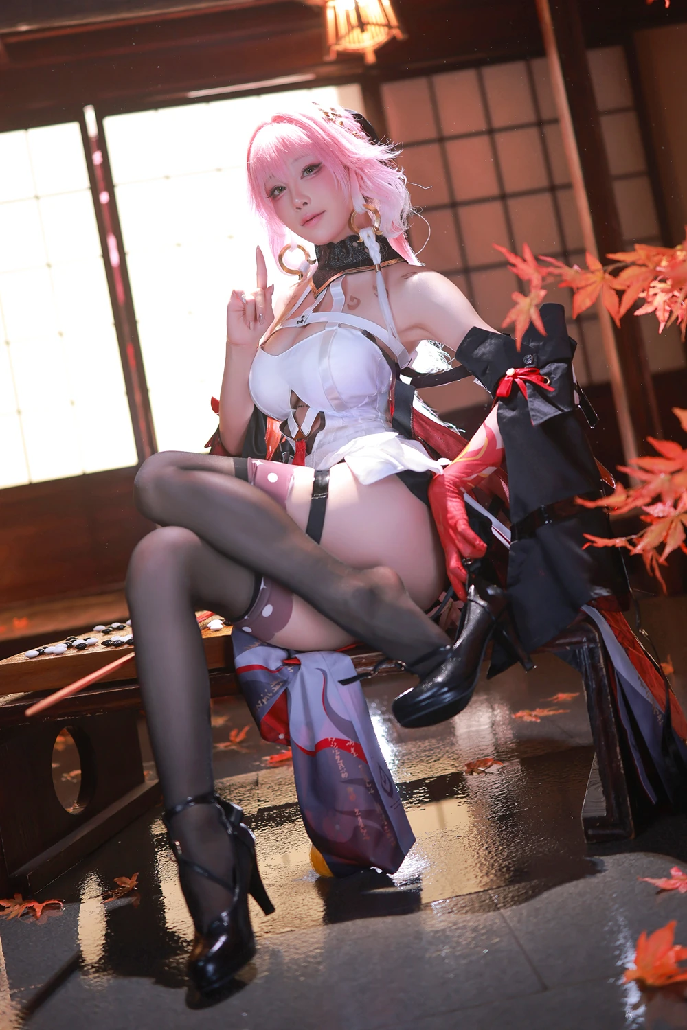 Cosplay 水淼Aqua – 鸣潮 长离原皮 第5张图