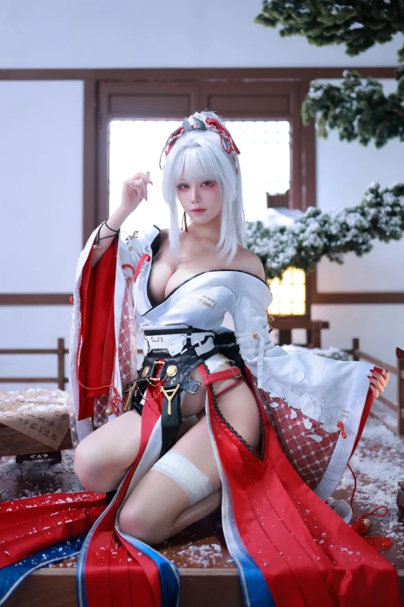 Cosplay 水淼Aqua – 鸣潮 绯雪 第1张图