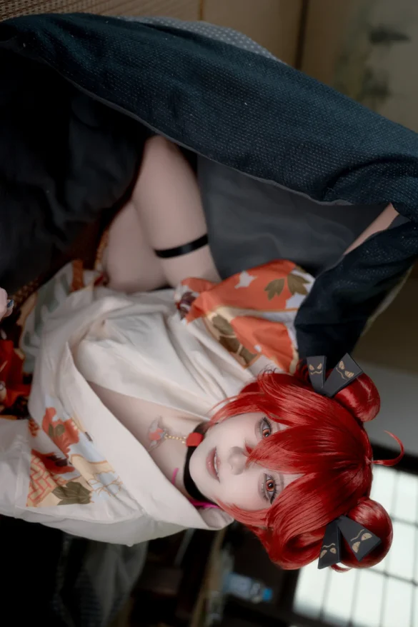 Cosplay 纸悦Etsu_ko – 番茄酱 温泉 第1张图