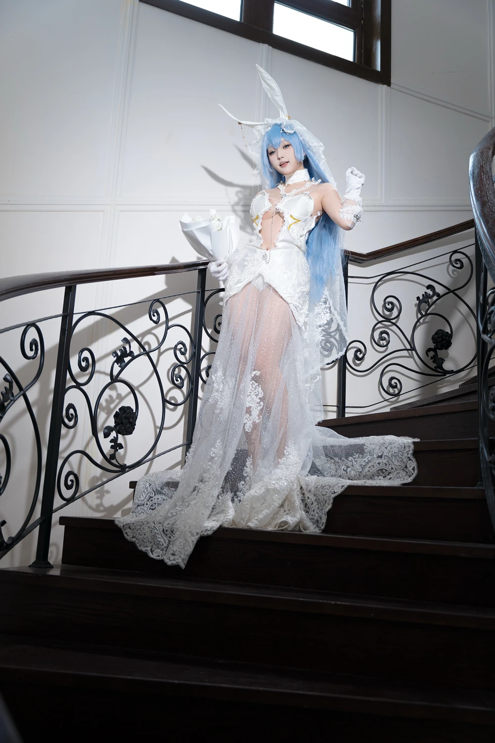 Cosplay Mercurius-i 露 – 碧蓝航线 花园 白雪之仪 第3张图