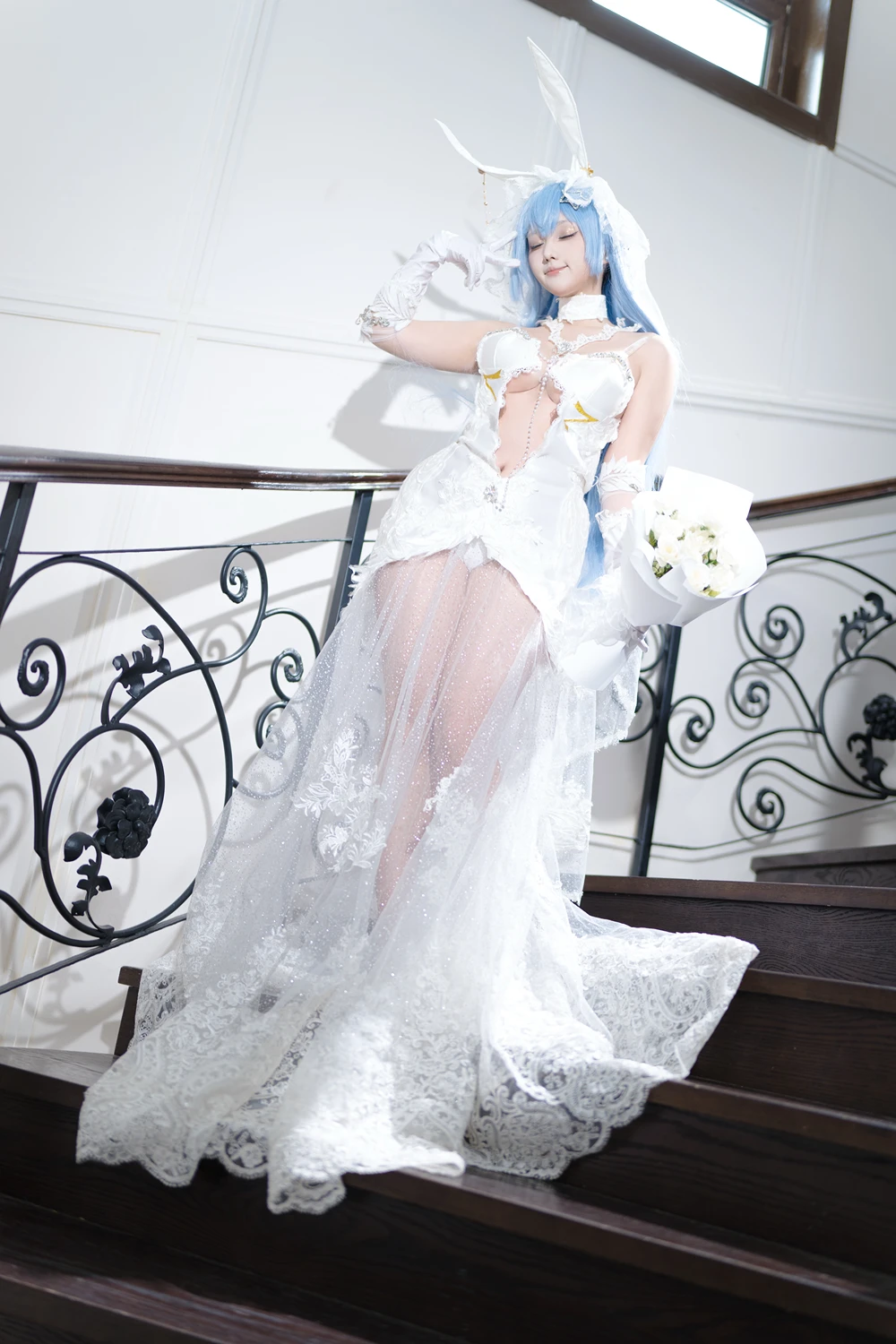 Cosplay Mercurius-i 露 – 碧蓝航线 花园 白雪之仪 第8张图