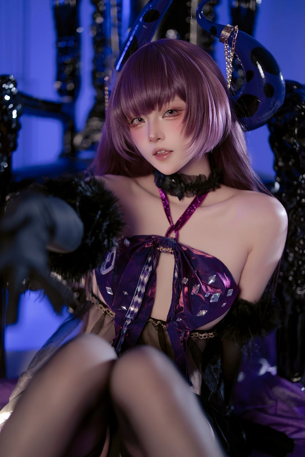 Cosplay 屿鱼 – 碧蓝航线 安妮女王 隐秘之拥的呼唤 第23张图